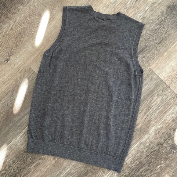 Everlane Merino Sweater Sleeveless Wool Charcoal Gray Size XS - Picture 7 of 7